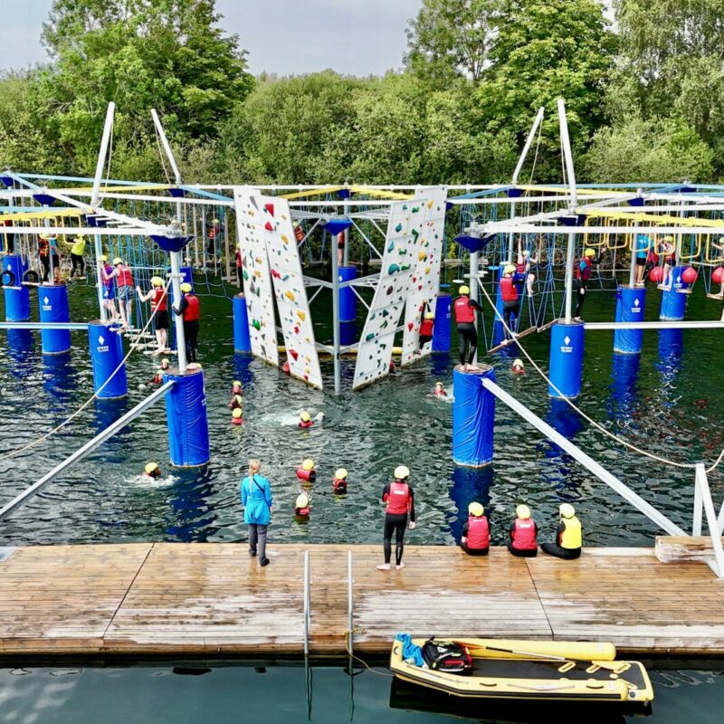 Numerous visitors on the worldwide largest Hydroclimb system